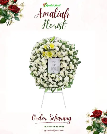 Krans Bunga Duka Prabumulih Barat